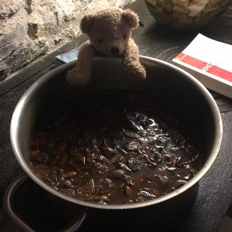 TEDDY'S BEAR IN THE KITCHEN